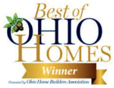 Best of Ohio Homes Winner badge, Ohio Home Builders Association